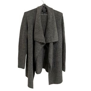 KAREN KANE DRAPE COLLAR CARDIGAN